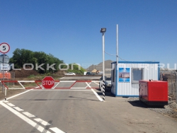 Контрольно-пропускной пункт (КПП) для строй объекта Аэропорт Южный в Астане